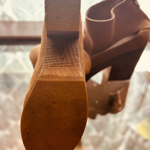 Free People Clogs platform wooden heel made in Spain size 41 - Picture 4 of 4